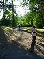 Beginning of the walking trail, at parking lot