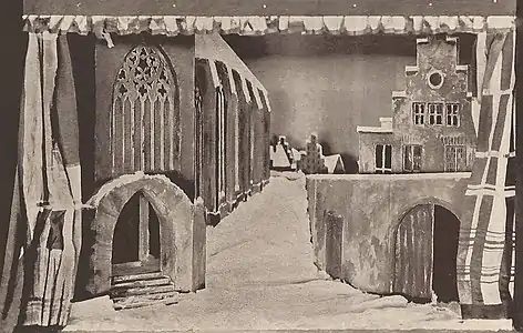 Stage design for Doktor Faust,by Ferruccio Busoni