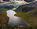 Aerial view of Binderya lake