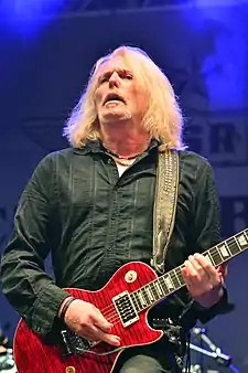 Gorham performing with Black Star Riders 2014 at Wacken Open Air