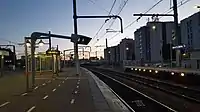 Platform 2 to the North in early morning
