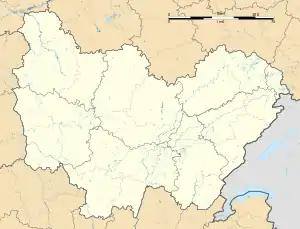 Goux-lès-Dambelin is located in Bourgogne-Franche-Comté