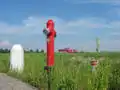 Image 22A fire hydrant in Alkmaar, the Netherlands. Fire hydrants are a source of water provided by most metropolitan communities to enable firefighters to tap into the municipal water supply to assist in extinguishing a fire.