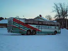 Image 19014.5-metres 1991 Delta Star 501 on Volvo B10M with cantilever tail lift. (from Bruck (vehicle))