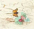 Image 128Butterfly and floral clips, worn in the mid and late 1990s. (from 1990s in fashion)
