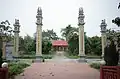 Trụ biểu at Tomb of Nguyễn Công Nghệ