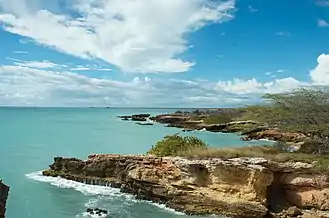 View of ocean in Cabo Rojo