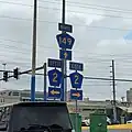 PR-149 north at PR-2 junction in Manatí