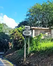 PR-159 west near PR-806 intersection in Corozal