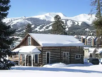 Edwin Carter Log Cabin Naturalist Museum (c. 1875) Edwin Carter in Breckenridge, Colorado