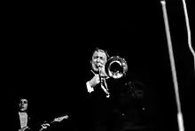 Image 10Chris Barber, one of the major figures in the early popularisation of the blues in Britain, playing at the Musikhalle, Hamburg, 1972 (from British rhythm and blues)