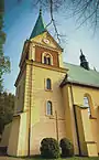 Parish Church in Lanckorona founded by Casimir III the Great in 1336