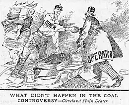 Image 12Political cartoon about the Coal Strike of 1902 from the Cleveland Plain Dealer.