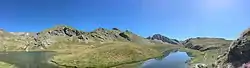 Connection between lago della battaglia and lac vert