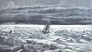 Boat on the ice
