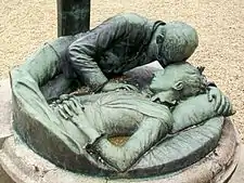 Prospérie's grave sculpted by Bartholomé