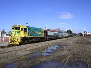 DCP 4818 at the Carterton Railway Station with Waiararapa Connection.