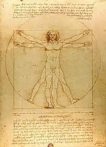 Image 5Vitruvian Man by Leonardo da Vinci epitomizes the advances in art and science seen during the Renaissance. (from History of Earth)