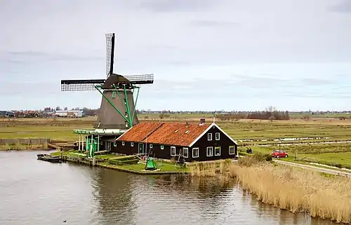 Image 85De Zoeker windmill, Netherlands.  (from Portal:Architecture/Industrial images)
