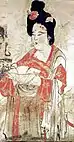 Detail of a Mural Painting from Tomb of Wang Ch'u-chih (王處直), Five Dynasties and Ten Kingdoms.