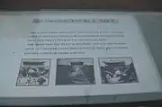 Signage from back of Donuimun Memorial, May 2012.