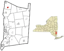 Location of Red Hook, New York