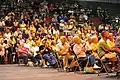 More than 700 residents filled Marshall high school to learn about the government response to the spill
