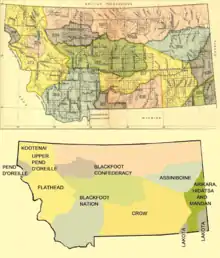 Image 35Early Indian treaty territories in Montana (from Montana)