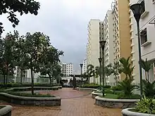 Image 32Roof garden on the top deck of a multi-storey car park, Edgedale Neighbourhood, Punggol, Singapore (from List of garden types)