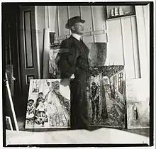 Self-Portrait at 53 Am Strom in Warnemünde, 1907, Munch Museum, Oslo