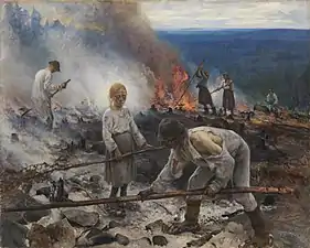 Under the Yoke (Burning the Brushwood), 1893 (fi)