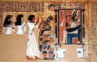 Image 9Sample of the Egyptian Book of the Dead of the scribe Nebqed, c. 1300 BC (from Culture of Africa)