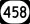 Kentucky Route 458 marker