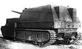 Enhanced armoured SU-14-Br-2 in trial at Kubinka, 1940