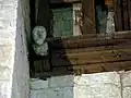 Wooden supports at Fieffes