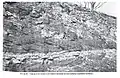 Fig 38 Close-up of the contact of the channel sandstone
