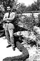 Fikri Alican (age 31) in the summer of 1960 visiting his parents at their home