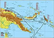 Image 20Australian and Japanese Army forces in New Guinea and the Solomon Islands in late 1944 (from Military history of Australia during World War II)