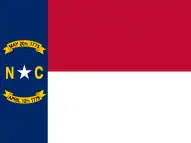 Flag of North Carolina(March 1885 – June 24, 1991)