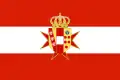 State flag with Lesser Coat of arms(1815–1848, 1849–1860)