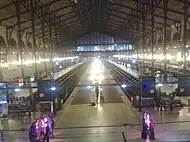 Image 18Empty Gare du Nord train station during the November 2007 strikes in France.