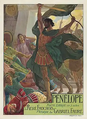 Image 147Pénélope poster, by Georges Rochegrosse (restored by Adam Cuerden) (from Wikipedia:Featured pictures/Culture, entertainment, and lifestyle/Theatre)