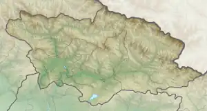 Oni is located in Racha-Lechkhumi and Kvemo Svaneti