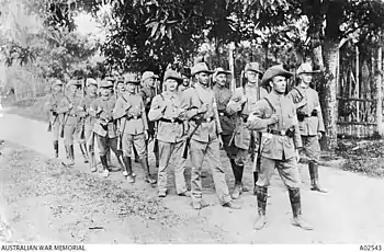 Image 3A platoon of German Reservists in German New Guinea after the outbreak of war.