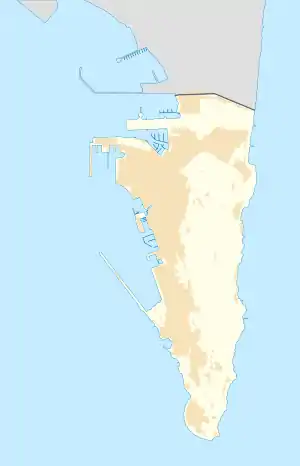 Napier of Magdala Battery is located in Gibraltar
