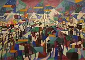 Le Boulevard, 1911, oil on canvas, 63.5 x 91.5 cm, Estorick Collection, London