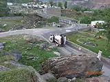 Grave of Dehlvi seen from the place he got martyrdom