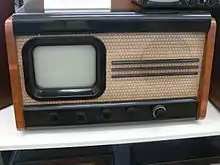 Image 72The first mass-produced Czechoslovak TV-set Tesla 4001A (1953–57) (from History of television)