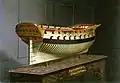 HMS Experiment (1774) 4th rate 50 guns, stern view painted in 1775
