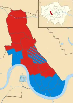 Hammersmith and Fulham 2014 results map